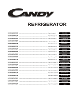 Candy CHTL 552BK Under Counter Larder Fridge Manual do usuário