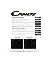 Candy CI642CTT Electric Induction Hob Manual do usuário