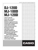 Casio DJ-120D Manual do usuário