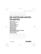 Casio FR-620TEC Manual do usuário