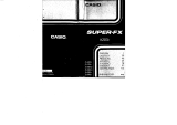 Casio SUPER FX 203C Manual do proprietário