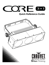 Chauvet Core 3×1 Guia de referência