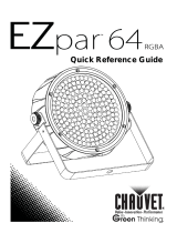 Chauvet EZpar64 RGBA Black Manual do usuário