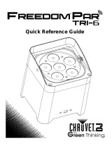Chauvet Freedom Par Tri 6 Wireless Stage Light Manual do proprietário