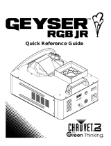 Chauvet Geyser RGB Jr. Guia de referência