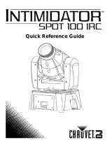 CHAUVET DJ Intimidator Spot 100 IRC Guia de referência