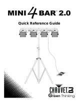 CHAUVET DJ Mini 4BAR 2.0 Guia de referência