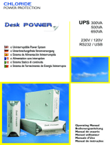 Chloride Desk POWER 650 Ficha de dados