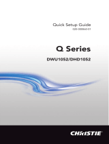 Christie DWU1052-Q Manual do usuário