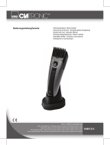 Clatronic Hair and beard trimmer HSM/R 3313 titan/black Manual do usuário