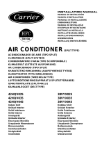 Carrier Split-type Room Air Conditioner Manual do proprietário