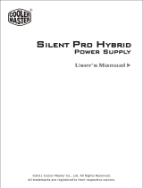 Cooler Master Silent Pro Hybrid 1300W Manual do usuário