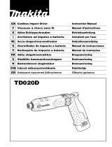 Makita TD020D Manual do usuário