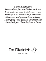 De Dietrich DHD694XE1 Manual do proprietário
