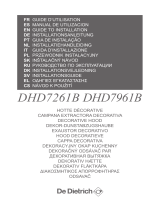 DeDietrich DHD7261B Guia de instalação