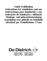De Dietrich DHG589XP1 Manual do proprietário