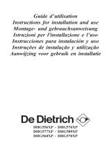 De Dietrich DHG576XP1 Instruções de operação