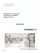 De Dietrich DRC731JE Manual do usuário
