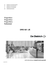 De Dietrich DRS921JE Manual do usuário
