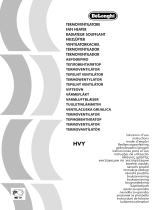 De'Longhi Verticale Young HVY1020.B Manual do usuário