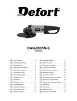 Defort DAG-2005N-S Manual do proprietário