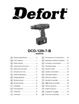 Defort DCD-12N-7-B Manual do proprietário