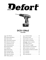 Defort DCD-12Nx2D Manual do proprietário