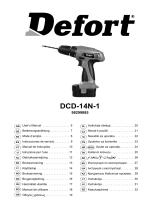 Defort DCD-14N-1 Manual do proprietário