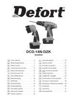 Defort DCD-14N-DZK Manual do proprietário