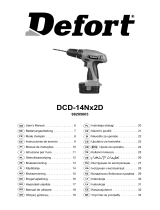 Defort DCD-14Nx2D Manual do proprietário