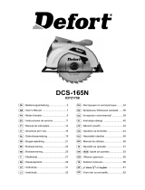 Defort DCS-165N Manual do usuário