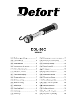 Defort DDL-36-C Manual do proprietário