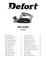 Defort DEP-820N Manual do proprietário