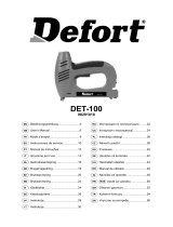 Defort DET-100 Manual do proprietário