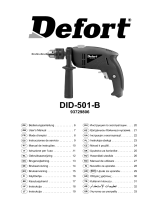 Defort DID-501-B Manual do proprietário