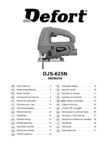 Defort DJS-625N Manual do usuário