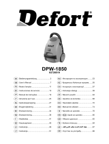 Defort DPW-1850 Manual do proprietário