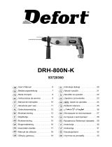 Defort DRH-800N-K Manual do proprietário