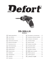 Defort DS-36N-Lilt Manual do proprietário