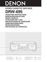 Denon DRW-695 Instruções de operação