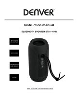 Denver BTS-110NRBLACK Manual do usuário