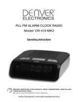 Denver Electronics CR-419 MK2 Manual do usuário