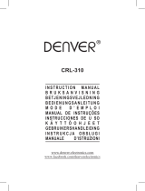 Denver CRL-310 Manual do usuário