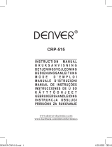 Denver CRP-515 Manual do usuário