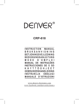 Denver CRP-618 Manual do usuário