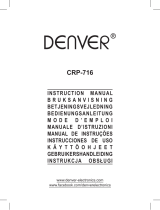Denver CRP-716 Manual do usuário