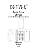 Denver GSP-130BLACK Manual do usuário