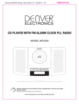 Denver MC-5220PURPLE Manual do usuário