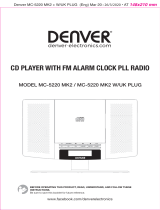 Denver CD Player Manual do usuário