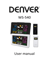 Denver WS-540WHITE Manual do usuário